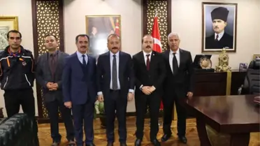 Afad Personelinden Siirt Valiliğine Ziyaret