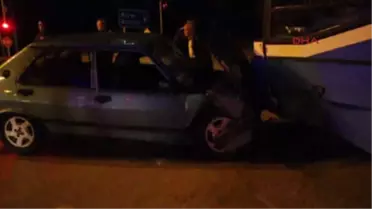 Burdur - Halk Otobüsü ile Otomobil Çarpıştı: 7 Yaralı