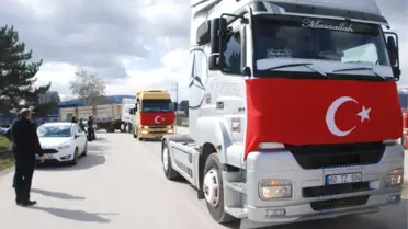 Şeker Fabrikasının Özelleştirilmesine Karşı Nakliyecilerden Konvoy Eylemi