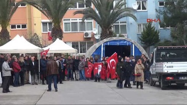 İzmir-Afrin Şehidi Astsubaya İzmir'de Son Görev