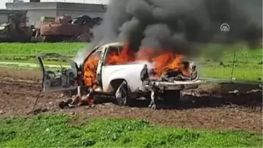 Ypg/pkk'lı Teröristler Çocukların Bulunduğu Araca Tanksavarla Saldırdı (2) - Cinderes/