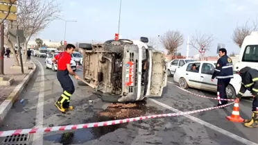 Şanlıurfa'da Minibüs Devrildi: 1 Yaralı