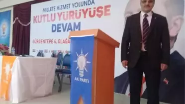 AK Parti Gürgentepe İlçe Başkanı Sezai Aydın Oldu