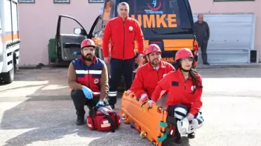 Deprem Tatbikatında 'Komando Yemini'