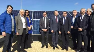 Uzunköprü'de Güneş Enerjisi Santrali Açıldı