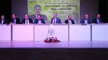 Beyşehir'de Muhtar ve Çiftçi Buluşması