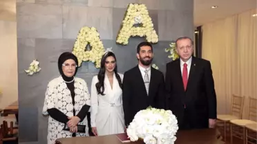 Cumhurbaşkanı Erdoğan, Arda Turan'ın Nikah Şahidi Oldu
