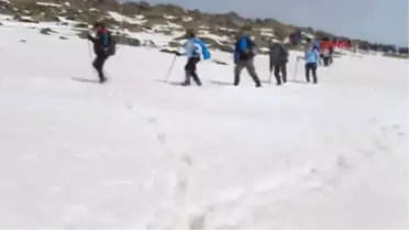 Kayseri Erciyes'in Zirvesinde Şiddet Kurbanı Kadınları Andılar-Hd