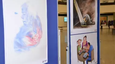 Yeşilay'dan 'Uyuşturucuyla Mücadele' Temalı Karikatür Sergisi