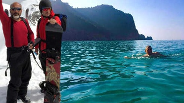 Tek Şehir İki Mevsim! Alanya'da Hem Kar Hem Deniz Keyfi