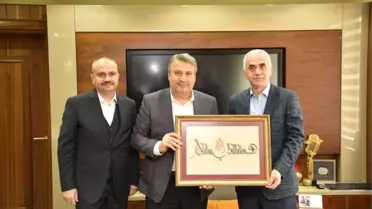 Başkan Çerçi Erol Kaya'yı Ağırladı