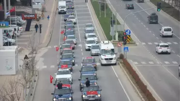 Afrin'e Giren Mehmetçiğe Destek İçin Araç Konvoyu Düzenlendi