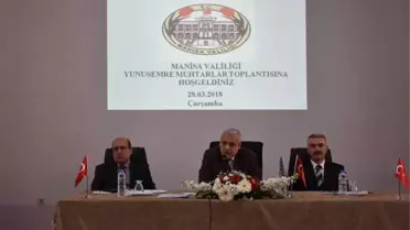 Vali Güvençer Yunusemre'de Mahalle Muhtarlarıyla Buluştu
