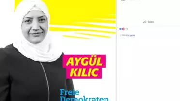 Almanya'daki Türk Kökenli Başörtülü Adaya Destek