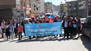 Şırnak'ta Otizm Farkındalık Yürüyüşü Yapıldı