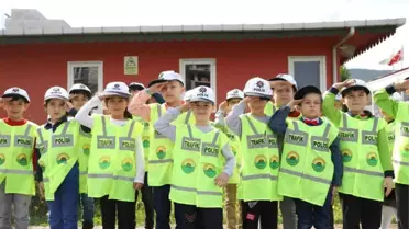 Samsunlu Miniklere Eğlenceli Trafik Eğitimi