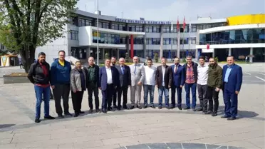 Dtso Başkanı Şahin ve Meclis Başkanı Dertli Vatandaşla Sohbet Etti
