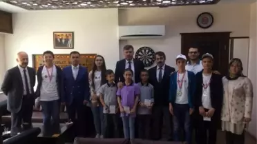 Başkan Cankul, Şampiyonları Makamında Ağırladı