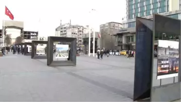 İki Ülke Bir Kamera' Taksim Meydanı'nda Sergilendi