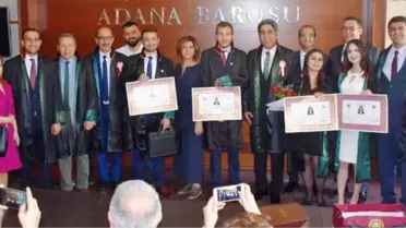 Adana Barosu'nda Ruhsat Heyecanı
