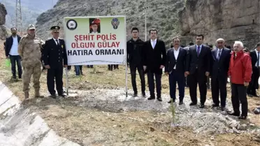 Gümüşhane'de Şehit Polis Olgun Gülay Anısına Hatıra Ormanı Oluşturuldu