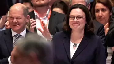 Andrea Nahles, Spd'nin İlk Kadın Genel Başkanı Oldu