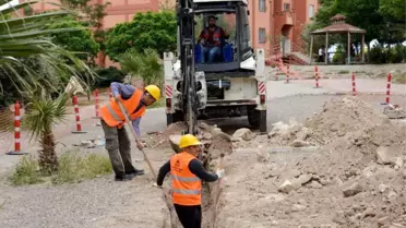 Birecik'te Doğalgaz İçin İlk Kazma Vuruldu