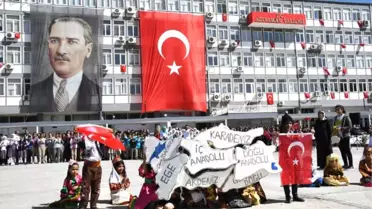 23 Nisan Adıyaman'da Coşkuyla Kutlandı