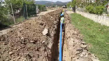 Kepirli'ye Yeni İçmesuyu İsale Hattı Döşendi