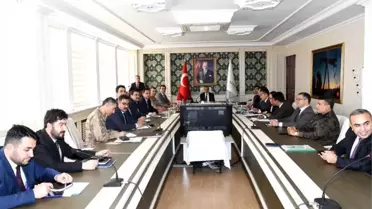 Adıyaman'da Seçim Güvenliği Toplantısı Yapıldı