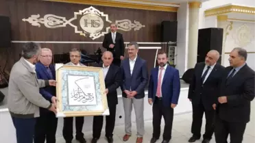 Adıyaman Müftüsü Öztürkçü'ye Veda Yemeği