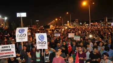 ABD'nin Büyükelçiliğini Kudüs'e Taşıması Adana'da Protesto Edildi