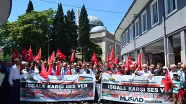 Şehit Filistinliler İçin Gıyabi Cenaze Namazı Kılındı