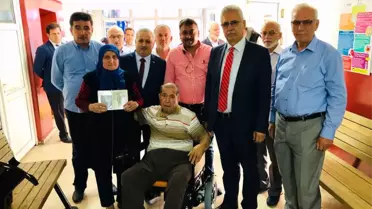 Ereğli'de Tekerlekli Sandalye Dağıtıldı