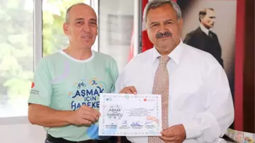 Kaymakam Öner'e Beyazay Teşekkürü