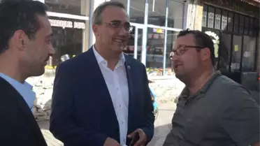 Gökhan Karaçoban Esnafla Kucaklaştı