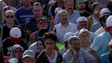 Zulme Lanet Kudüs'e Destek' Mitingi - Dua (2)