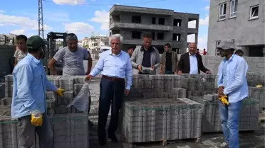 Başkan Toprak, Kilitli Parke Çalışmalarını Yerinde İnceledi
