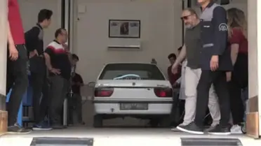 Liselilerin 'Uzatma Kablosu'Yla Çalışan Aracı Test Sürüşünde