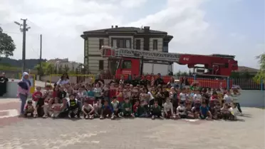 Bozüyük Belediyesi İtfaiye Müdürlüğü'nden 900 Minik Öğrenciye Yangın Eğitimi