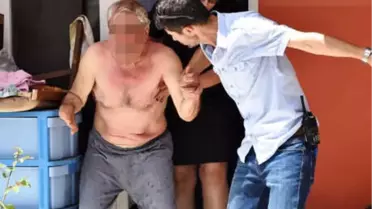 Evi Tahliye Etmek İstemeyen Apartman Hizmetlisi Üzerine Benzin Döküp Direndi