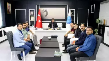 Yeni Göreve Başlayan Akademisyenlerden Rektör Karacoşkun'a Ziyaret