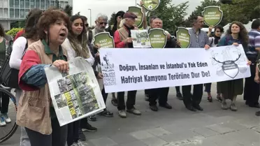 Hafriyat Kamyonlarına Tepki Eylemi