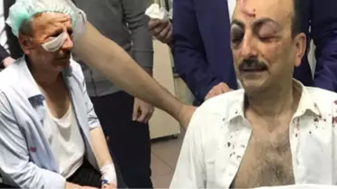 Ankara'da Saadet Partliler ile MHP'liler Arasında Sopalı Kavga Çıktı, Milletvekili Adayı Hastanelik Oldu