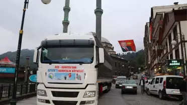 Güneysu'dan Afrin'e Yardım Köprüsü'