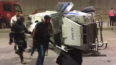 Zırhlı Araç Kamyonetle Çarpıştı: 2 Polis Yaralı