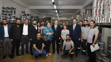Faruk Özlü ve Mesut Akgül'den Fabrikalara Ziyaret