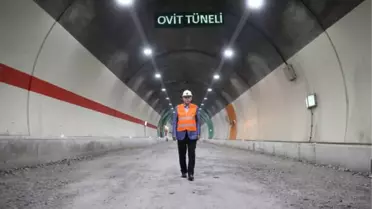 Ovit Tüneli'ni 13 Haziran'da Cumhurbaşkanı Erdoğan Açacak