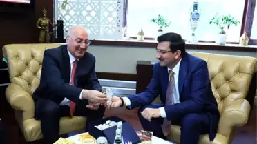 Azeri Heyetten Mustafa Ak'a Ziyaret