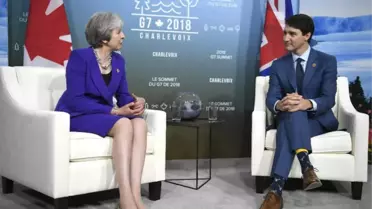 İngiltere Başbakanı May, Kanada Başbakanı Trudeau ile Görüştü
